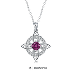 Mystical Birthstone Witches Knot Necklace – Natural Crystal🔮💞Protect Your Loved Ones💋