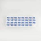 💊Monthly Pill Organizer with Lid - Arthritis-Friendly Easy-Open Lids 31 Removable Daily Pill Pods Date Reminder & Travel Case for Vitamins & Medications💋