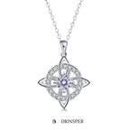 Mystical Birthstone Witches Knot Necklace – Natural Crystal🔮💞Protect Your Loved Ones💋
