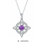 Mystical Birthstone Witches Knot Necklace – Natural Crystal🔮💞Protect Your Loved Ones💋