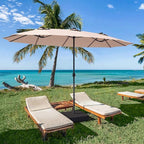 🔥Last day 49% discount- Solar LED Patio Double-Sided Umbrella💋