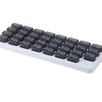 💊Monthly Pill Organizer with Lid - Arthritis-Friendly Easy-Open Lids 31 Removable Daily Pill Pods Date Reminder & Travel Case for Vitamins & Medications💋