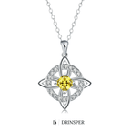 Mystical Birthstone Witches Knot Necklace – Natural Crystal🔮💞Protect Your Loved Ones💋