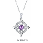 Mystical Birthstone Witches Knot Necklace – Natural Crystal🔮💞Protect Your Loved Ones💋